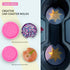 2PCS Car Coaster Molds Diameter 2.5/2.8 inches Round Coaster Silicone Mold Star Pattern Super Glossy Resin Silicone Mold DIY Epoxy Mould Polymer C...