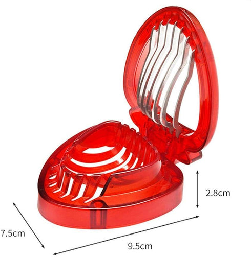 Strawberry Huller Fruit Slicer Set, Berry Stem Leaves Huller Gem Remover Removal Fruit Peeling Tool Kitchen Gadgets Corer Easy for Remove Strawber...