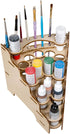 The Broken Token Modular Paint Rack w/ 26mm Holes - 45° Wedge - Multiple Organizer for Paint Bottles, Pots, and Brushes in Tiered Layout - Customi...