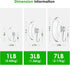HangerSpace Suction Cup Hooks, 12 Packs Combo Set Clear PVC Suction Cups with Metal Hooks Removable Suction Cups for Kitchen Bathroom Shower Wall ...