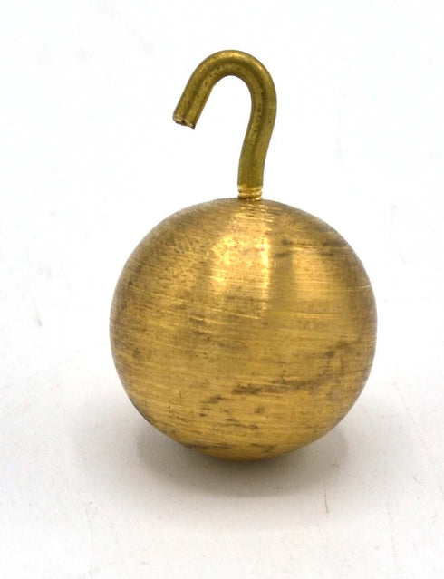 EISCO Brass Pendulum Bob with Hook, 1in Diameter...