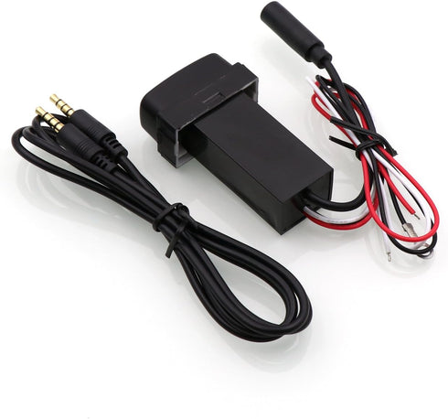Car Bluetooth Music Adapter Module Panel Installation AUX Output Use for Mitsubishi,ASX,Lancer,Outlander,Pajero,Fortis...