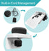 Outlet Shelf, Wall Holder for Kitchen Organization,A Space Saving Solution for Google,Speakers,Phones,Electric Toothbrush and More (White-Decora-H...