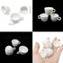 Honbay 10PCS Dollhouse Mini Coffee Cups White Plastic Coffee Cups Dollhouse Miniatures Food Kitchen Room Decoration Accessories Simulation Mini Co...