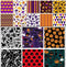 Halloween Fabric 16Pcs Squares Printed Patchwork Fabric for DIY Sewing Scrapbooking Quilting Masks (16pcs/9.8" x 9.8")...