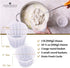 Country Trading Co. Cheesemaking Molds Set of 5 - Ricotta Cheese Draining Baskets for Home Cheese making Made in Italy...