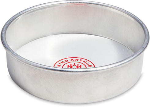 King Arthur Baking Company Square Round Pan Liners, Reusable Nonstick European-Grade Silicone, 8-Inch, Set of 2...