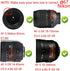 67mm Lens Cap Cover Compatible for Canon 90D 77D T8i kit EF-S 18-135mm Lens, for Nikon D850 D780 kit 16-85mm Lens, 18-105mm Lens. (2 Pack)...