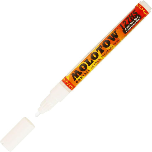 MOLOTOW One4All Acrylic Paint Markers, 2mm, White - M127211...