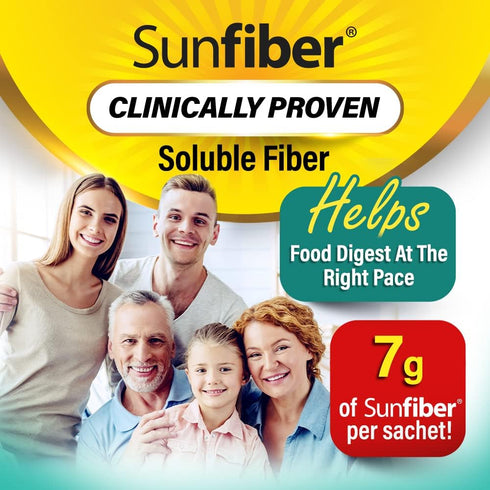LABO Nutrition FiberGG, Lactobacillus Rhamnosus GG 10 Billion CFU Active Probiotics and 7g Sunfiber Prebiotic Fiber Supplement, Support Healthy In...