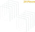 20 Pieces Clear Acrylic Blank Sign 4x6 Inch Acrylic Plexiglass Sheet Sign for DIY Wedding Table Numbers...