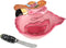 Blue Sky Dining Ceramic Miss Precious Flamingo 6.25'' x 6'' Dip Bowl and Spreader Set 616023...