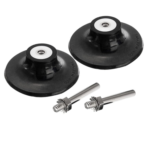 YAKAMOZ 2 Pcs 3 Inch Roll Lock Sanding Disc Holder with 1/4" Shank Quick Change Roll Lock Sander Pad Holder Adapter for Power Drill Air Die Grinde...