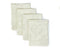 Benson Mills Harmony Scroll Woven Damask Fabric Set of 4 Napkins, Everyday, Parties, Special Occasions, Weddings and Holiday Cloth Napkin (18" x 1...