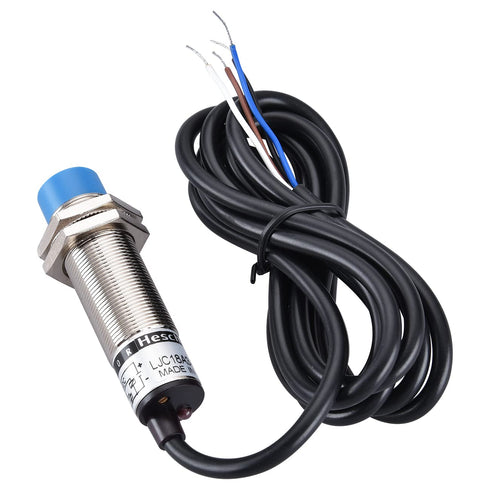 M18 Capacitive Proximity Sensor Switch, Non-Shield Type, LJC18A3-B-Z/CY, Detection 10mm, 10-30VDC 200mA, PNP NO+NC, 4 Wires...