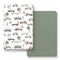 GRSSDER Pack n Play Sheets FItted 2 Pack, Stretchy Ultra Soft Jersey Knit Pack and Play Sheets, Universal Fitted Portable/Mini Crib Mattresses Snu...