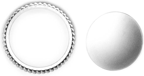 Fox Run Round Tartlet/Quiche Pan with Removable Bottom, Tin-Plated Steel, 8-Inch...