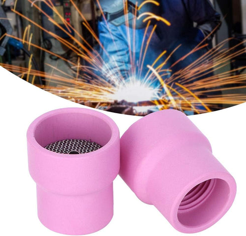 2Pcs Ceramic Welding Cup #12, asy to Carry, Suitable for WP 9/20/25 Series Air Cooled Torch, High Temperature Resistance, Easy to Install...