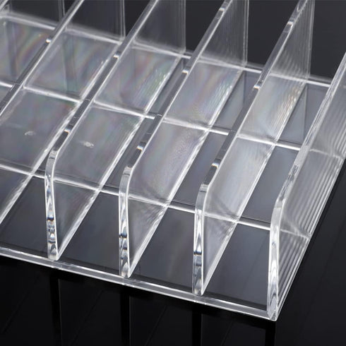 2 Pack Eyeshadow Makeup Palette Organizer, 7 Section Palette Holder Makeup Storage Organizer Christmas Gifts for Women (S+M)...