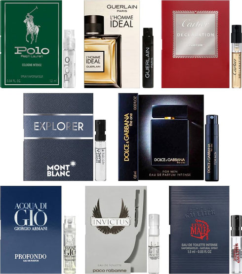 Men's Designer Fragrance Sampler (8 count)...