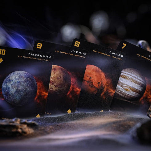 Cosmos Playing Cards: Space-Themed for Astronomy Enthusiasts with Galaxy Planets - Black Hole, Sun, Mars, Moon... (Standard Edition)...
