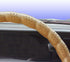 DIY Classic Grip Synthetic Leather Old School Wrap Steering Wheel Cover (Large (16" ND), Beige)...