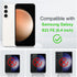 for Samsung Galaxy S23 FE Case compatible with Magsafe - Dual color design Shockproof Protection with Anti-Slip Strip, Magnetic Translucent Phone ...