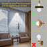 Aukora Motion Sensor Light Bulbs 4-Pack, 12W (100-Watt Equivalent) E26 Motion Activated Dusk to Dawn Security Light Bulb Outdoor/Indoor for Front ...