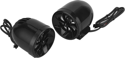 Fydun Motorcycle Speaker 12V Speaker for Audio Music Amplifier High Power Loudspeaker with Light Effect Plug and Play...