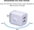 FiveBox Charger Block, USB Wall Charger, 3Pack Dual Port 2.1Amp Fast Charger Brick Base Adapter Charging Cube Plug Box for iPhone 16e 16 Pro Max 1...