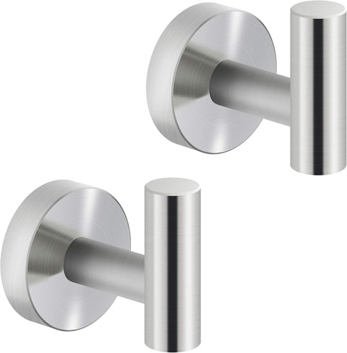 MARMOLUX ACC - Towel Hook Bathroom Single Coat Hook Bath Kitchen Hand Towel Holder Hat Door Hanger Rack Home Storage Spave Saver Bathroom Hardware...