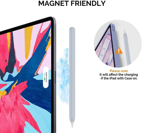 AhaStyle Silicone Case for Apple Pencil 2nd Generation & Apple Pencil Pro (2024) Sleeve Skin Ultra Thin Apple Pencil Protective Cover Compatible w...