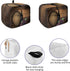 Toaster Cover 2 Slice, Wine Bottle and Fruit Grape with Wooden Barrel Bread Maker Cover Toaster Dust Cover with Pockets, Dust-Proof Cover for Kitc...