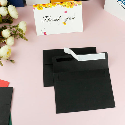 YINUOYOUJIA 50 Packs of A7 envelopes for invitation, 5x7 envelopes for Cards-Self Seal, Square Flap, Great for Wedding, Baby Shower, Mailing, Birt...