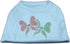Mirage Pet Products 8-Inch Christmas Bows Rhinestone Print Shirt for Pets, X-Small, Baby Blue...