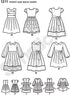 Simplicity 1211 Girl's Dress Sewing Patterns, Sizes HH (3-6)...