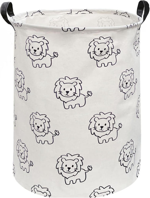 ESSME Baby Hamper,Nursery Laundry Basket,Lion Storage Basket,Toy bin for Boys, Gift Baskets,Room Decor,Home Organizer (Lions)...