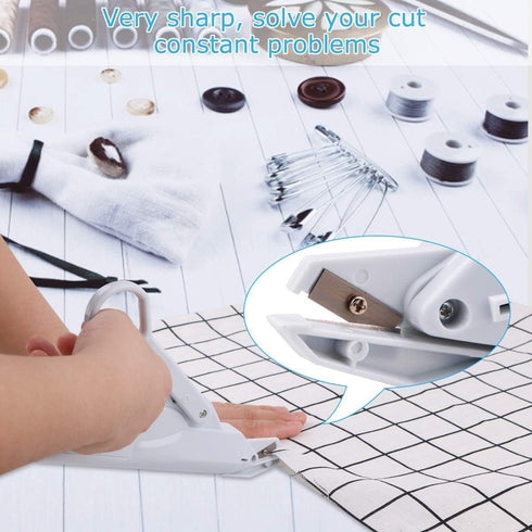 Electric Scissors, Multipurpose Home Electric Fabric Scissors with Safety Switch, Battery Operated Handheld Electric Scissors Tailor Sewing Scisso...