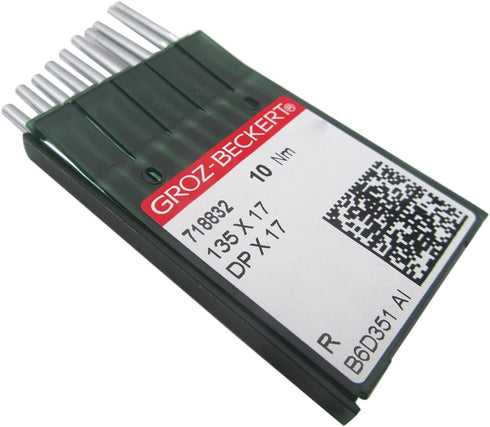 GROZ-BECKERT Needle in CKPSMS Clear Plastic Box- 100 Groz-Beckert 135X17 DPX17 SY3355 for Industrial Walking Foot Machine Needles (20/125)...