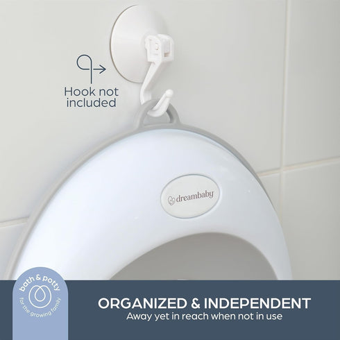 Dreambaby Non-Slip Potty Training Seat, Soft & Comfortable, Easy to Clean, Travel-Friendly, for Toddler Boys and Girls, Fits Round & Oval Toilets...
