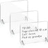 3 Pack Acrylic Dry Erase Board and Marker Glass Alternative Clear Memo Tablet Desktop Display Frameless Small Writing Whiteboard with Stand for Sc...