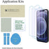 iPhone 12 Screen Protector, iPhone 12 Pro Screen Protector, Anti Blue Light Tempered Glass Film for Apple iPhone 12 Pro & iPhone 12,3-Pack...