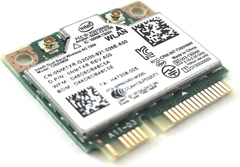 Intel Dual Band Wireless-AC 7260 2x2 Network plus Bluetooth adapter (7260.HMWWB.R)......