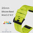 26mm watch band compatible with garmin fenix 5x 6x Pro 7x 3 hr rugged silicone quick fit 26 strap replacement for Epix Pro Gen 2 51mm Enduro 2 Des...