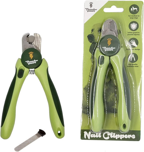 Professional-Grade Nail Clippers for Dogs Nail Trimmer for Dogs with Safety Guard and Nail File - Nail Clippers for Large Dogs - Dog Nail Clipper&...