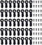 320PCS Picture Frame Turn Button Fasteners Set Picture Frame Hardware Backing Clips with Screws for Hanging Pictures, Drawing Crafts, Photos, Blac...