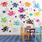 Supzone Colorful Paint Wall Decal Inspirational Quotes Wall Stickers Ink Splatter Splotches Wall Decal Watercolor Paint Splash Wall Art Sticker fo...