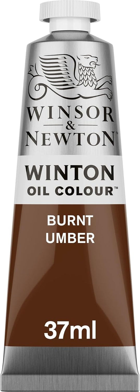 Winsor & Newton Winton Oil Color, 37ml (1.25-oz) Tube, Burnt Umber...
