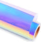 GIRAFVINYL White Holographic Vinyl - 12" x 6 Ft Opal Permanent Iridescent Vinyl for Christmas Home, and Car Decoration, Signs, Stickers...