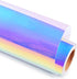 GIRAFVINYL White Holographic Vinyl - 12" x 6 Ft Opal Permanent Iridescent Vinyl for Christmas Home, and Car Decoration, Signs, Stickers...